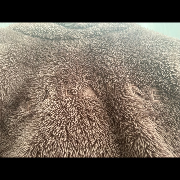 Balance Athletica Cropped Sherpa Hoodie in Shore - size small - Picture 4 of 5